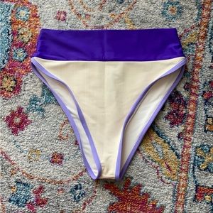 ISO Beach Riot Emmy Cream Lavender bottoms